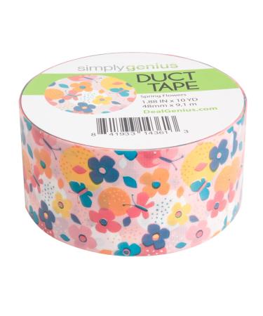 Spring Flowers Patterned Duct Tape Roll - Craft Supplies for Kids & Adults - Colored Duct Tape - Buy Online on GoSupps.com