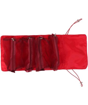 Verdant Touch 4 in 1 Detachable Hanging Makeup Organizer - Multifunctional and Portable - Hanging Makeup Organizer for Shower Red - Buy Online on GoSupps.com