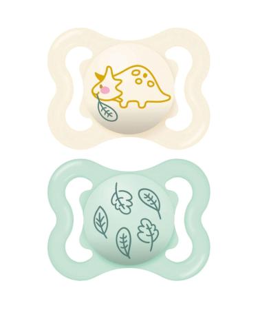 MAM Supreme Pacifier - 2 Pieces Silicone for 2-6 Months | International Shipping Available - Buy Online on GoSupps.com