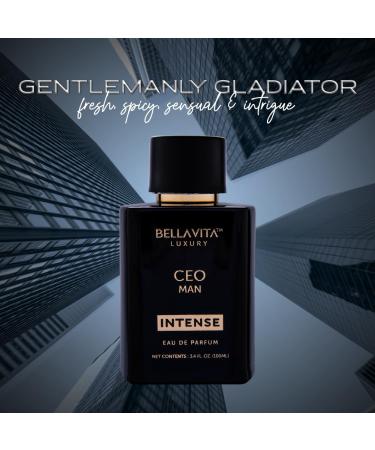 Bellavita Luxury CEO MAN Intense Eau De Parfum | Perfume for men | Bergamot Lavender Orchid Woody & Musky Vegan & Cruelty-Free | Gift For him | 100 ML (3.38 FL. OZ.) - Buy Online on GoSupps.com