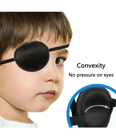 Eye Patch Elastic Eye Patch Lazy Eye Amblyopia Strabismus No Leakage Smooth Soft and Comfortable Black - Buy Online on GoSupps.com
