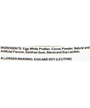 Egg White Protein Choc 14.84oz - High-Quality Natural Protein Supplement - Buy Online on GoSupps.com