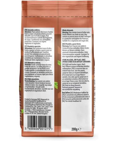 Happy Belly California Almonds - 200g (Pack of 1) | Premium Quality Almonds from Amazon Brand - Buy Online on GoSupps.com