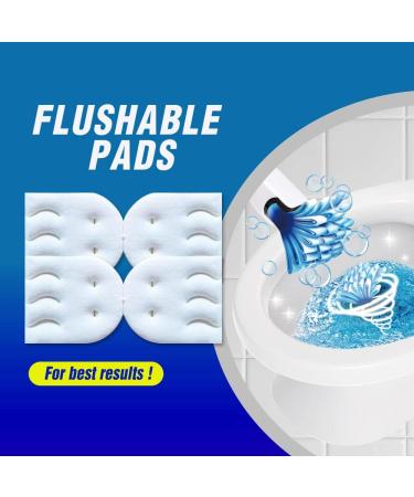 Disposable Toilet Brush Refills - 48 Flushable Lemon Scent Refills for Convenient Cleaning - Buy Online on GoSupps.com