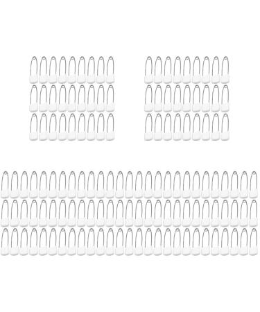 iplusmile 500 Pcs Safety Pin Plastic Diaper Pin Plastic Head Safety Locking Diaper Cloth Diaper Pines Kilts Decorative Infant Diapers Toddlers Supplies Steel White Corsage Baby Clothing 5.4x1cmx5pcs Whitex5pcs