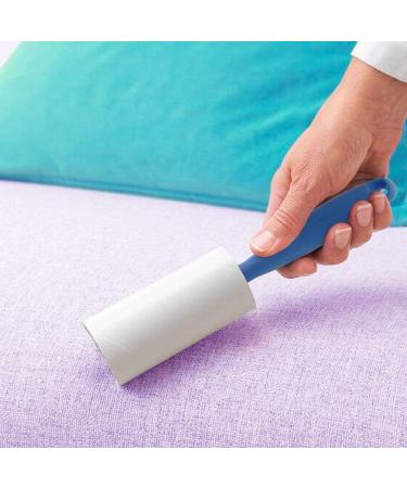 ZYBUX - Lint Roller | Lint Remover Pet Hair Remover & 4 Sticky replacement Heads Removes Animal Hairs Dust and Fluff From Garments Furniture and Car Seats - Buy Online on GoSupps.com