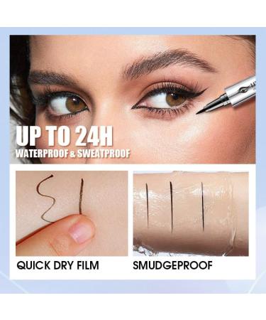  HULUBO Eyeliner pencil Waterproof liquid eyeliner Long-lasting professional makeup liquid eyeliner and makeup for women (Model 2) - Buy Online on GoSupps.com