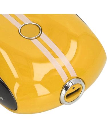 Electric Beard Trimmer Mini Electric Beard Shaver 10 300RPM Type C Charging Wet and Dry Dual Use for Travel (Yellow) - Buy Online on GoSupps.com