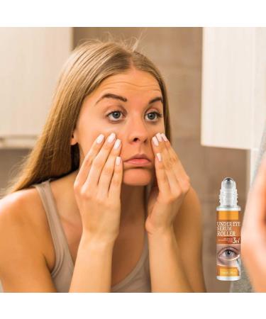 Eye Serum Roll-On | Reduce Swelling Dark Circles & Age Spots | Hydrating Facial Oil for Radiance - Buy Online on GoSupps.com