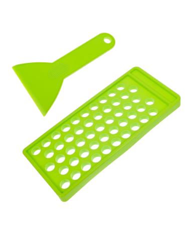 Healvian Kit de Fabrication avec Plateau de Remplissage 50 Trous Spatule Cosm tique Souple pour DIY Maquillage Domicile
