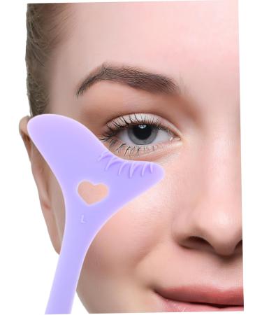 minkissy Eyeliner Stamp Silica Gel Eyelashes Protection Purple 12.00X6.00X0.50CM Purple - Buy Online on GoSupps.com