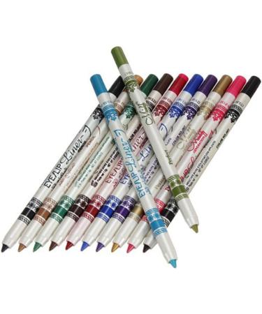 DOITOOL 12 Eyeliner Pencil Eyeliner Eyebrow Pencil Eyeliner Sharpener Cosmetic Pencils Set Make up Lip Liner 1 count (Pack of 1) As Shown - Buy Online on GoSupps.com