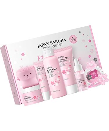 8 Pack Eye Cleansing Brush Set Eye Cream Serums and Cleaning Brushes for Family Friends - Buy Online on GoSupps.com