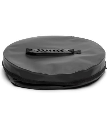 The Friendly Swede Collapsible Bucket with Lid - Portable 16L Folding Bucket for Camping, Travel & Gardening - Black - Buy Online on GoSupps.com