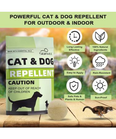 SUAVEC Cat Repellent - Outdoor and Indoor Dog and Cat Deterrent - 8 Pack - Buy Online on GoSupps.com