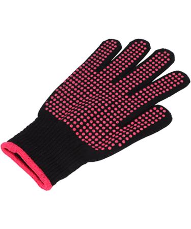 Dewedrt Double-Sided Hair Straightener Curling Tong Hairdressing Heat Finger Gloves Hair Salon Tools Outdoor Barbecue Gloves - Buy Online on GoSupps.com