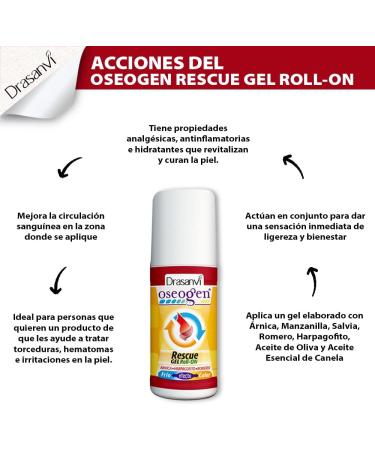 OSEOGEN Rescue Gel Roll-On 60 ml - Buy Online on GoSupps.com