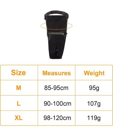 Leg Bag Sleeve for Incontinence - Catheter Stabilization Device Urine Collection Bag Holder (Large Black) - Shop Internationally - Buy Online on GoSupps.com