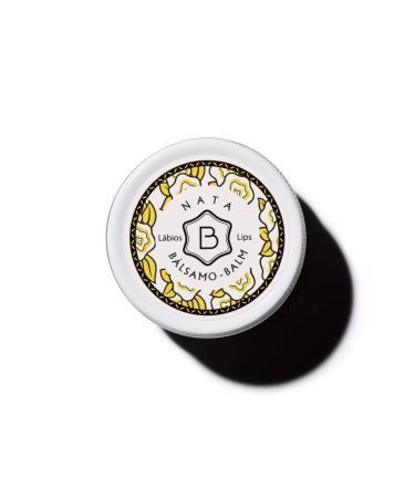 BENAM R Benam r Nata Nourishing Lip Balm with Shea Butter Argan Oil Aloe Vera - Lip Care with a Gourmet Scent - 99% Natural - Paraben-Free - 12ml Tin