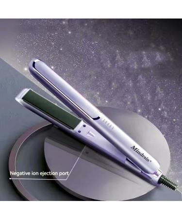 Professional Salon Hair Straightener Flat Iron for Thick Curly Hair - Anti-Scald & Affordable - Perfect Gifts for Women & Friends (Purple - Buy Online on GoSupps.com