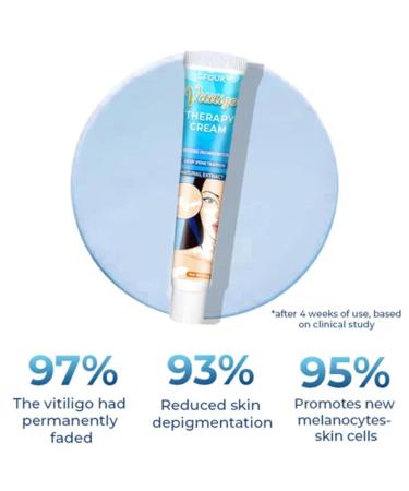 Vitiligo Therapy Cream - Skin Pigmentation Treatment for Vitiligo & White Spots - Buy Online on GoSupps.com