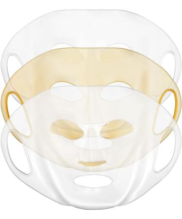 Silicone Face Mask Set 3-Piece Silicone Anti-Wrinkle Face Mask Cover Leaf Masks All Skin Types Reusable Deep Cleansing Spa - Buy Online on GoSupps.com