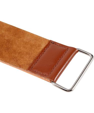 Cow Knife Sharpening Strap | 38x5x1 Leather Strop for Barbers | Manual Shaving Tool - Buy Online on GoSupps.com
