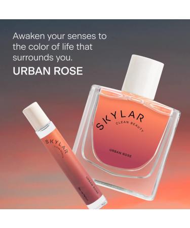 Skylar Urban Rose Eau de Parfum-Hypoallergenic & Clean Perfume for Women & Men Vegan & Safe for Sensitive Skin-Spicy Floral Perfume with Notes of Pink Pepper Amber & Rosewood 10mL /0.33 Fl oz - Buy Online on GoSupps.com