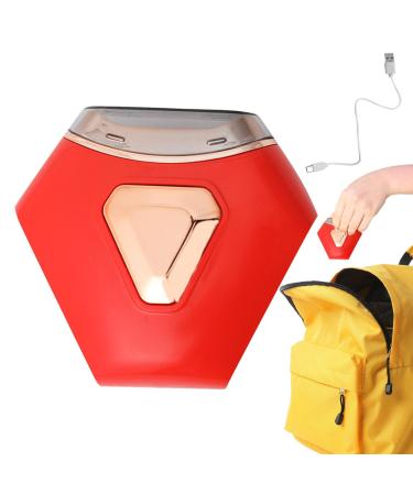 Fukamou Automatic Nail Trimmer Rechargeable Nail Trimmer | Rechargeable Safety Fingernail Trimmer 2-in-1 Nail Trimmer Polisher with Nail Clip Storage for Women Men Red