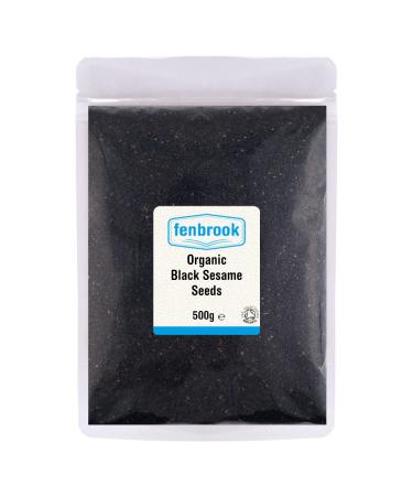 Organic Black Sesame Seeds 500g Certified Organic by Fenbrook Organic