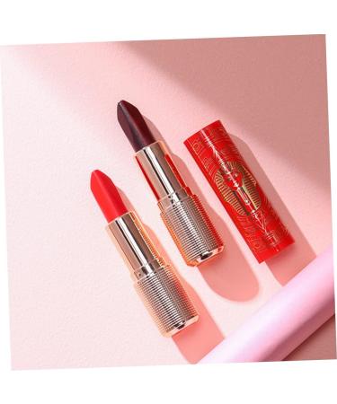 Didiseaon 2 Pcs A Six-color Lipstick Mini Lipstick Deep Red Lipstick Wear Lipstick Liquid Makeup Liquid Lipstick Multi-color Lipstick Ladies Suits Portable Miss Makeup Tools 1 count (Pack of 1) As Shownx2pcs - Buy Online on GoSupps.com