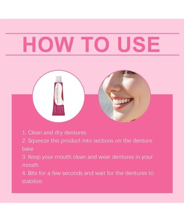 Denture Adhesives Long Lasting Waterproof 28 g Strong Cream Reliable Denture Adhesive For Home Use Daily Personal Hygiene Routine Lifestyle Care For Health Comfort And Old - Buy Online on GoSupps.com