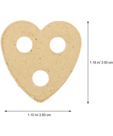 HEALLILY 10Pcs Heart Shaped Moxibustion Sticks - Natural Chinese Beifu Moxa | Optimal Healing & Wellness (3x 2.8cm) - Buy Online on GoSupps.com