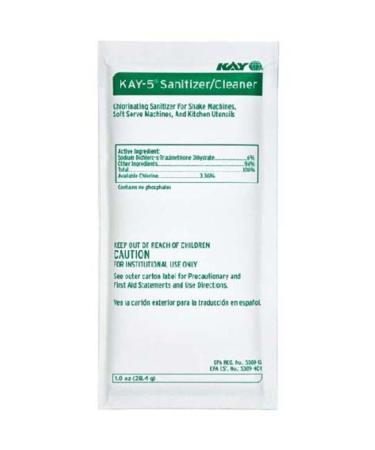 Kay 5 Chlorine Powder Sanitizer Packed Case (1 X 1oz)