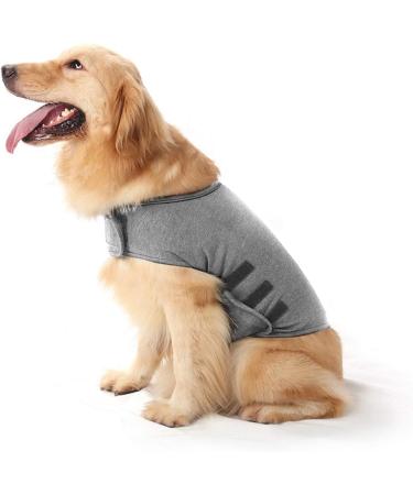 Gojiny Dog Anxiety Jacket - Calming Coat for Thunder & Stress Relief | Light Grey Size S - International Shipping Available - Buy Online on GoSupps.com