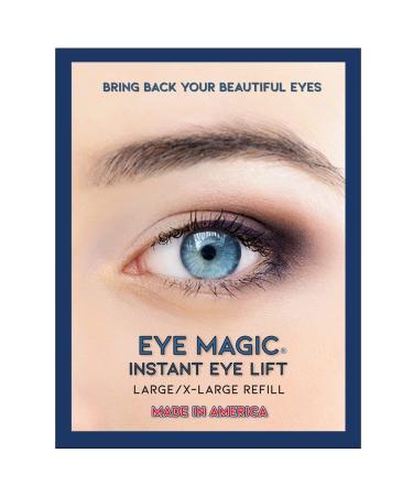 Eye Magic Premium Eye Lift (L/XL Refill) Made in America Lifts and Defines Droopy Sagging or Hooded Eyes Safe for Daily Use Large/X Large