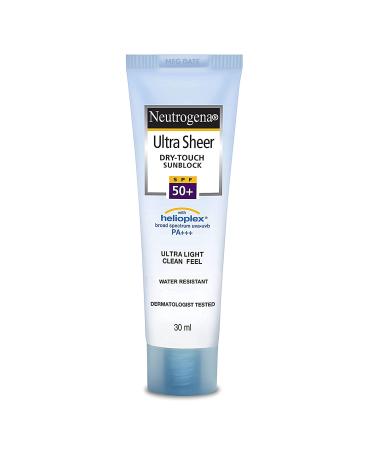 2 LOT X Neutrogena Ultrasheer Dry-touch Sunblock SPF 50+ - (30 Ml)