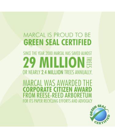 Marcal MRC6079 2-Ply White Bath Tissue - 100% Recycled - 336 Sheets Per Roll - Green Seal Certified - 48 Rolls - Buy Online on GoSupps.com