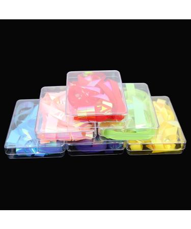Nail Glass Foil Nail Stickers Nail Broken Glass Foil 1x50cm Safe Non toxic with Reflective Holographic for Household Nail Salon - Buy Online on GoSupps.com