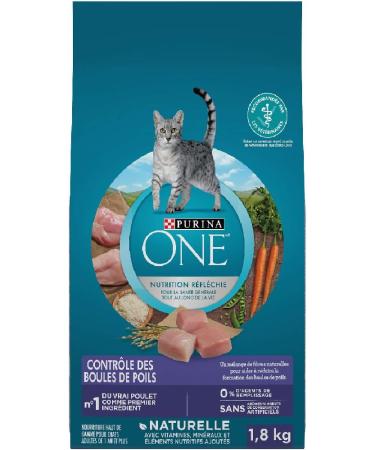 Purina ONE Dry Cat Food | Sensitive Systems 1.8 kg + Hairball Formula 1.8 kg Cat Food + Cat Food Hairball Formula - Buy Online on GoSupps.com