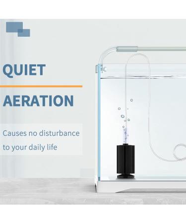 Pawfly Organic Sponge Filter - Quiet Foam Filter for Small Aquariums Betta Shrimp & Fish (Up to 80L) | Perfect for 40-80L Ponds - Buy Online on GoSupps.com