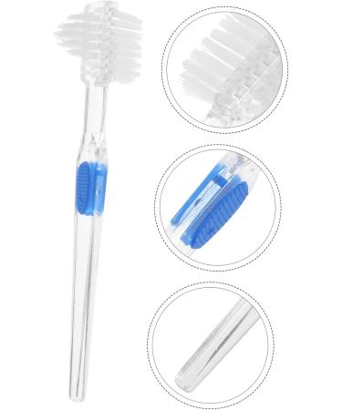 Mobestech 15-Piece Three-Sided Toothbrush & Prosthesis Cleaner - Foldable Bristles for Effective Oral Care | International Shipping Available - Buy Online on GoSupps.com