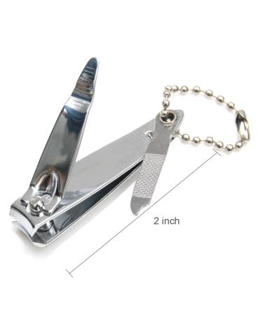 Luxxii Nail Clippers Set (3 Pack) with Nail File - Sturdy Toenail & Fingernail Clippers Gift Set for Men and Women - Buy Online on GoSupps.com