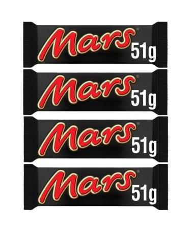 Chocolate Bar Bundle With Mars Chocolate Bars 51g (4 Pack) - Buy Online on GoSupps.com