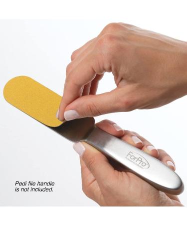 ForPro 180 Grit Stainless Steel Pedi File Refill - Gold EZ-Strip Pedicure Pads, 50-Count - Buy Online on GoSupps.com