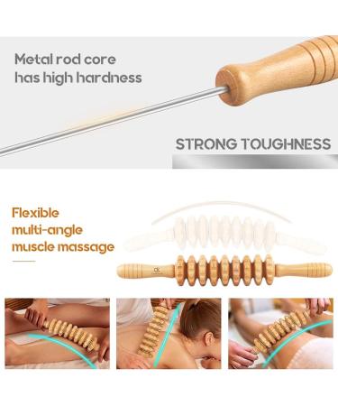 Coolkosmo Professional Maderotherapy Set | Anti-Cellulite Massage & Lymphatic Drainage | Gua Sha Body & Face Massager | Massage Roller & Exclusive Case - Buy Online on GoSupps.com