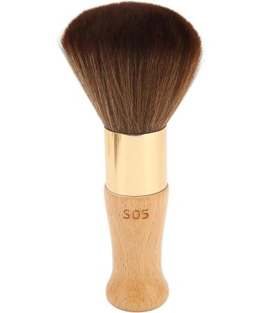 Barber Neck Duster Brush Fine Workmanship Face Neck Duster Sturdy Handle Skin Friendly Nylon Bristles for Salon - Buy Online on GoSupps.com