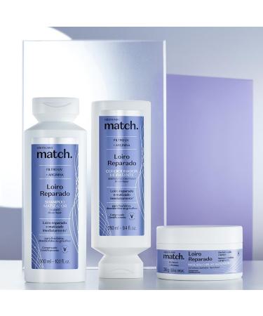  O BOTICARIO O Botic rio Match Blonde Repair Mask for Repairing Damage from Bleaching Vegan 300ml - Buy Online on GoSupps.com