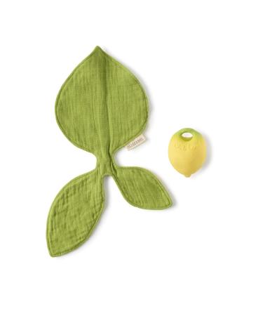 Oli & Carol Mini DouDou Teething Ring - Lemon Yellow Baby Toy | John Lemon - Buy Online on GoSupps.com