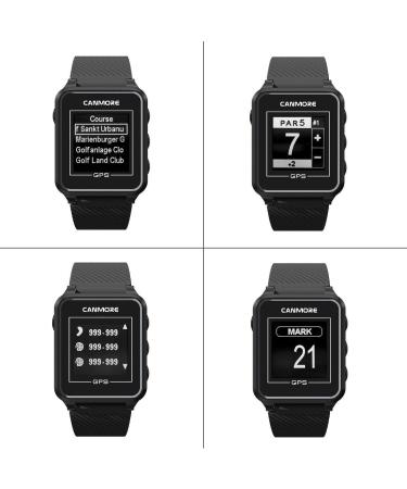 Buy Canmore TW-353 GPS Golf Watch (Black/Orange) with Power Supply - International Shipping Available - Buy Online on GoSupps.com